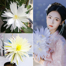 Ancient style home decoration fake flower crabapple flower ancient style Hanfu pan props photo studio photo simulation flower holding flower