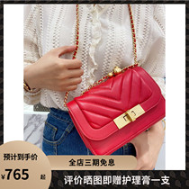 Dissona di sanna 2020 new female bag minimalist sheepskin single shoulder inclined satchel bag organ bag small square bag