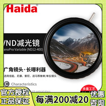 Haida Sea Big ND Adjustable Reduction Mirror ND Single Counter Camera Medium Grey Mirror 1 5-5 Gear Variable Dimmer Mirror ND Filter