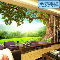 Seaview 16D TV wall background wall wallpaper mural film and television Wall wallpaper 10D living room sofa