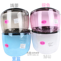Taiwan EVO large lens length 16CM three-button buckle Harley retro helmet can lift anti-UV sunscreen ultraviolet light
