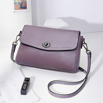 Shoulder Bag female 2021 new summer leather shoulder large capacity fashion wild lady niche soft leather small bag