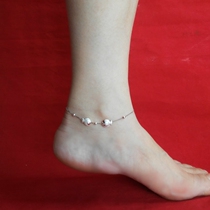 925 sterling silver anklet pisces student forest department ancient style will ring bells anklet female silver decoration small fish simple life year