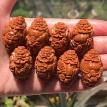 Vin Playing Olive Nuclear Engraving Handstring Zhong Kui Kui Kushiki 1 9 Large Nuclear Sculpted Male Hand Strings Soulful Hand Engraving