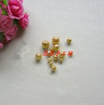 Ancient Wind Palace Floral Hairpin DIY Ornament Accessories * Iron * 6 8 10 12mm Golden Pass Ball Hollowed-out Flower Ball