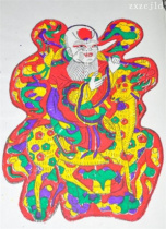 Zhu Xian Town Plank New Year Pictures) Overseas Return Classic New Year Pictures) Fushou Shuangquan 12 9 One)