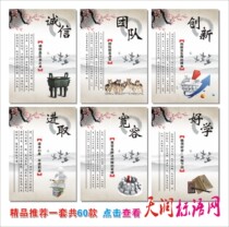 Company Office Inspirational Management Poster Corporate Culture Workshop Slogan WallChart Poster Logo Sticker