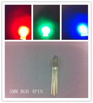 Special price LED5MM full color RGB fog astigmatism four-leg static display special light LED
