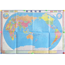New edition of the world map guo qi ban waterproof folding durable leaflet map about 1 1 m * 0 8 meters