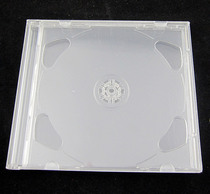 (08 Ming double)Transparent box Two-piece CD-rom box CD-DVD box Plastic box CD-rom box