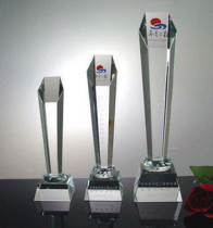 Crystal Trophy Medals Customized Diamond Trophy Free lettering Company Outstanding Employee Award Company Annual Meeting