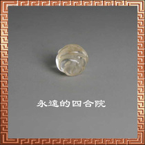 Sihe courtyard 13-14mm handmade carved flowers old crystal beads hand string beads special value