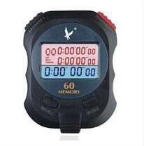 Tianfu stopwatch PC960 three-row 60 electronic stopwatch sports timer multi-function track and field running competition