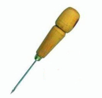 Financial binding needle Financial needle Manual binding awl Certificate binding needle with handle Wooden handle AWL