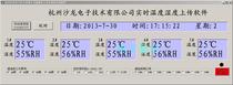  Interface 5 groups of temperature and humidity communication design