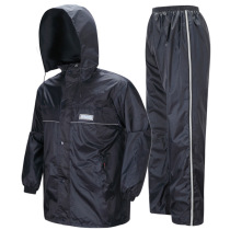 Double-layer rainproof breathable mesh lined with electric motorcycle raincoat split raincoat casual summer raincoat rain pants set