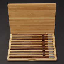 NEWREA Cutting-edge A-Grade Snake Wood Chopsticks Cutlery Sets Creative Gifts