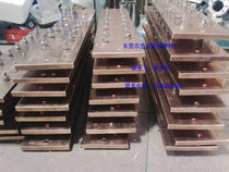 Ground bus copper T2 10*100*400 with accessories tinned copper bar size specifications can be customized