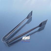 Stainless steel food clip steamed bread barbecue silicone bread barbecue clip steak clip extended food clip kitchen