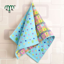 Gauze sand cloth cotton towel cotton double-sided washing of the face of the adult household face towel soft and not hair loss