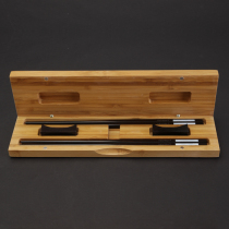 NEWREA New Sharp Wumu Inlaid Deep-sea Shell Sheet Chopsticks Beautifully Elegant Kitchen Home