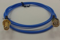 High frequency SMA-KJ test signal line SMA male inner screw inner needle turn to SMA female outer screw inner hole Blue radio frequency line