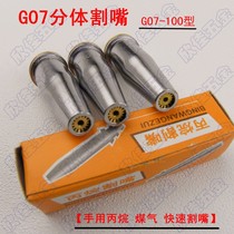 Gas cutting nozzle split type G07-100 Type 300 type propane gas cutting nozzle (Plum Blossom cutting mouth
