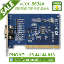 vcer 8604A 4-way video capture card 4-way monitoring card Image capture card TW6816