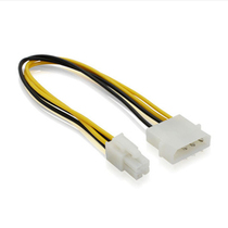 P3 to P4 power adapter line D type port to small 4 Port Power conversion line P3 P4 power cord CPU power supply line