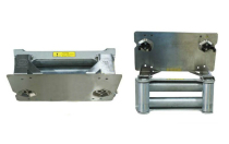 Telaway Stainless Steel Off-road Car Retrofit Pump Bully head Bar Competitive Bar Winch Guide Port License Plate Rack License Plate