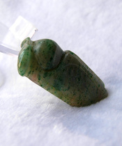 (Jubao Pavilion) Nanyang Dushan jade pendant Dushan Jade blockbuster single Jade blockbuster