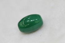 Tibetan Buddhist pearl accessories Tibetan green agate barrel bead pair holes with 2-05cm diameter of 1 4cm