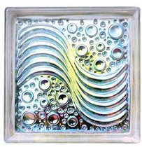 Glass Brick Partition Crystal Brick Five Color Brick Background Wall Dry And Wet Separation Light Tight