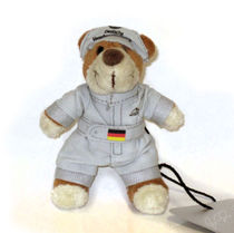 Official Michael Schumacher F1 Michael Schumacher Teddy Bear Keychain