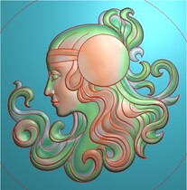 Beauty computer engraving embossment gray scale wood and jade design source material size 123*123