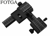 Macro frame Two-way macro gimbal fine-tuning cross Macro instrument image stabilization can be moved in two directions with scale