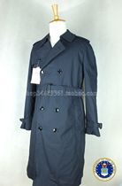 USAF US Air Force Blue all-weather wind coat large coat with liner