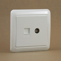 Lianfeng switch Lianjia 86 series TV telephone socket 86 TV telephone telephone TV 86 type