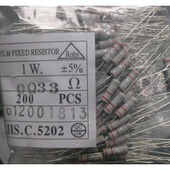 0 15 0 33 0 5 0 82 Euro 2W carbon film resistance battery car charger Mosou tube S extremely easy resistance