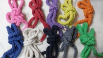 8mm color cotton rope 3 strands twisted rope decorative rope binding rope sex handmade cotton tie thick rope color rope