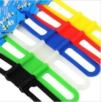 Multifunctional high elastic silicone accessories tie light belt tie air tube one thing multi-purpose universal strap