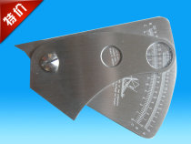 Fan-shaped ruler Weld inspection ruler Angle weld gauge Angle gauge Fan-shaped gauge Three-scale gauge Welding inspection ruler