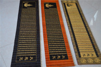 Great sorrow curse book bamboo slips carving Buddha Hall painting wall decoration Chinese Buddhist gift art Buddha beads photo background