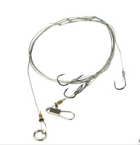 Steel wire string hook Isnei Maru with 8-character pin connecting ring a pack of 5 special barbed hooks for large objects