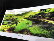 Middle-Earth original painting setting illustration Lord of the Rings Charles Map (Hobyton Hobbiton) Decorative painting