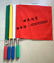 Shijie sporting goods direct sales referee hand flag Issuing flag command flag Sports meeting signal flag