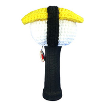 AMIMONO _ Hand-woven Cute Egg Sushi Golf Road WOODEN Cover(F713-A)