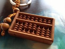 Clearance lightning jujube lucrative key buckle to ward off evil spirits and lucky fang xiao ren wood carving