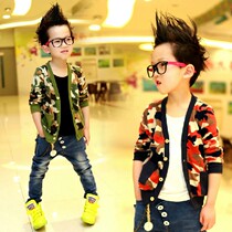 Boys Knitted Cardigan Sweater Children Mens Knit Jacket Spring Spring and Autumn Childrens Wear Spring Korean Thin Spring Dress