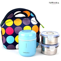 Korea Original Bottling Imported Catering Appliance Insulated Box Lunch Box Dining Box Insulated Barrel Insulated Dining Box